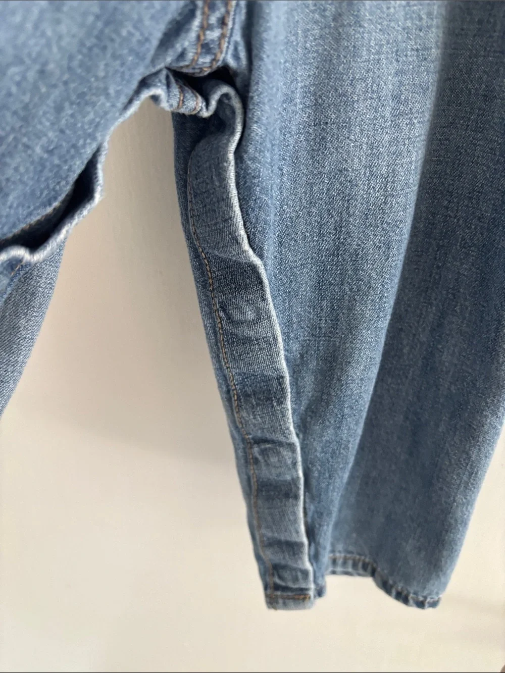 Oshkosh B’Gosh Denim Heart Embroidered Baby Overalls